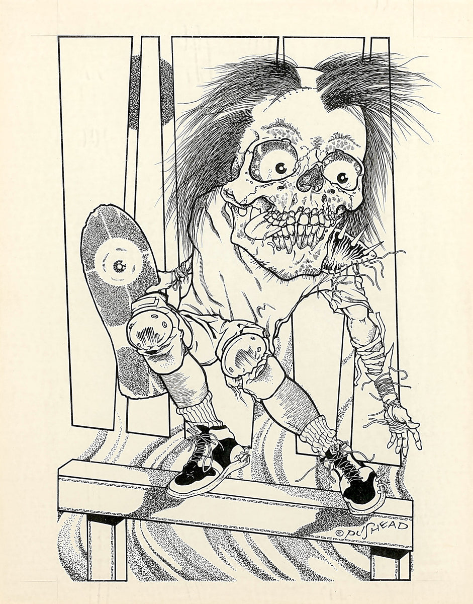 Pushead, Untitled (Thrasher Comics #1), 1988 – Jonathan LeVine