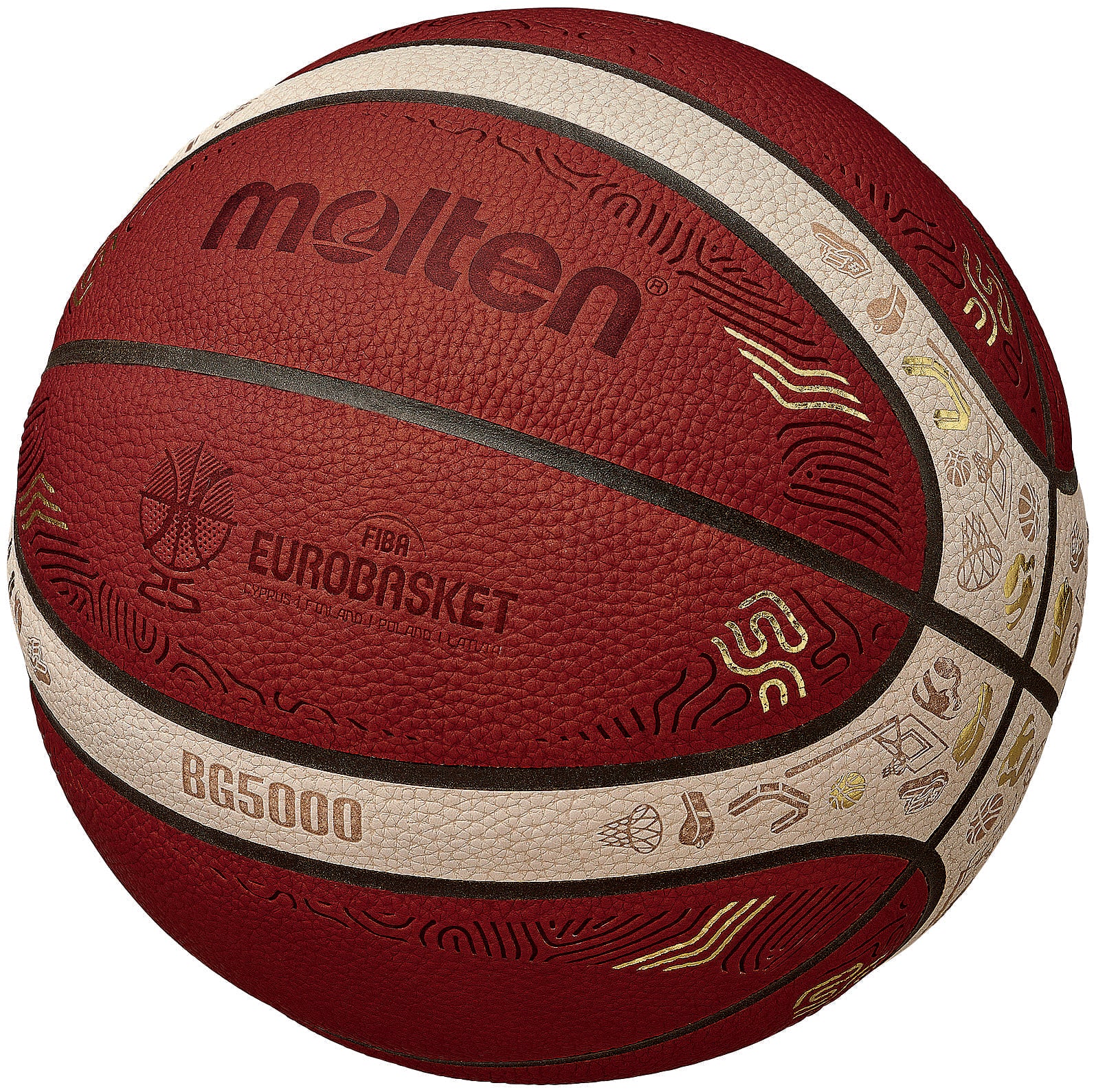 モルテン・molten バスケットボール7号球 公式試合球 BG5000 B7G5000