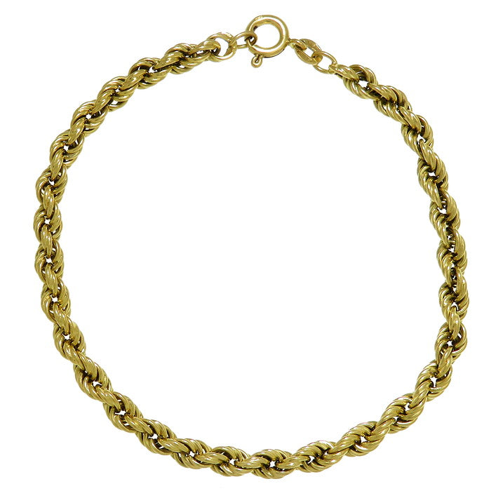 UNOAERRE/ウノアエレ】 スクリューデザイン ブレスレット K18ゴールド