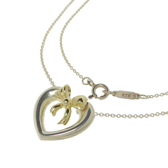 TIFFANY&Co./ティファニー】 ハートリボン ネックレス K18ゴールド 18