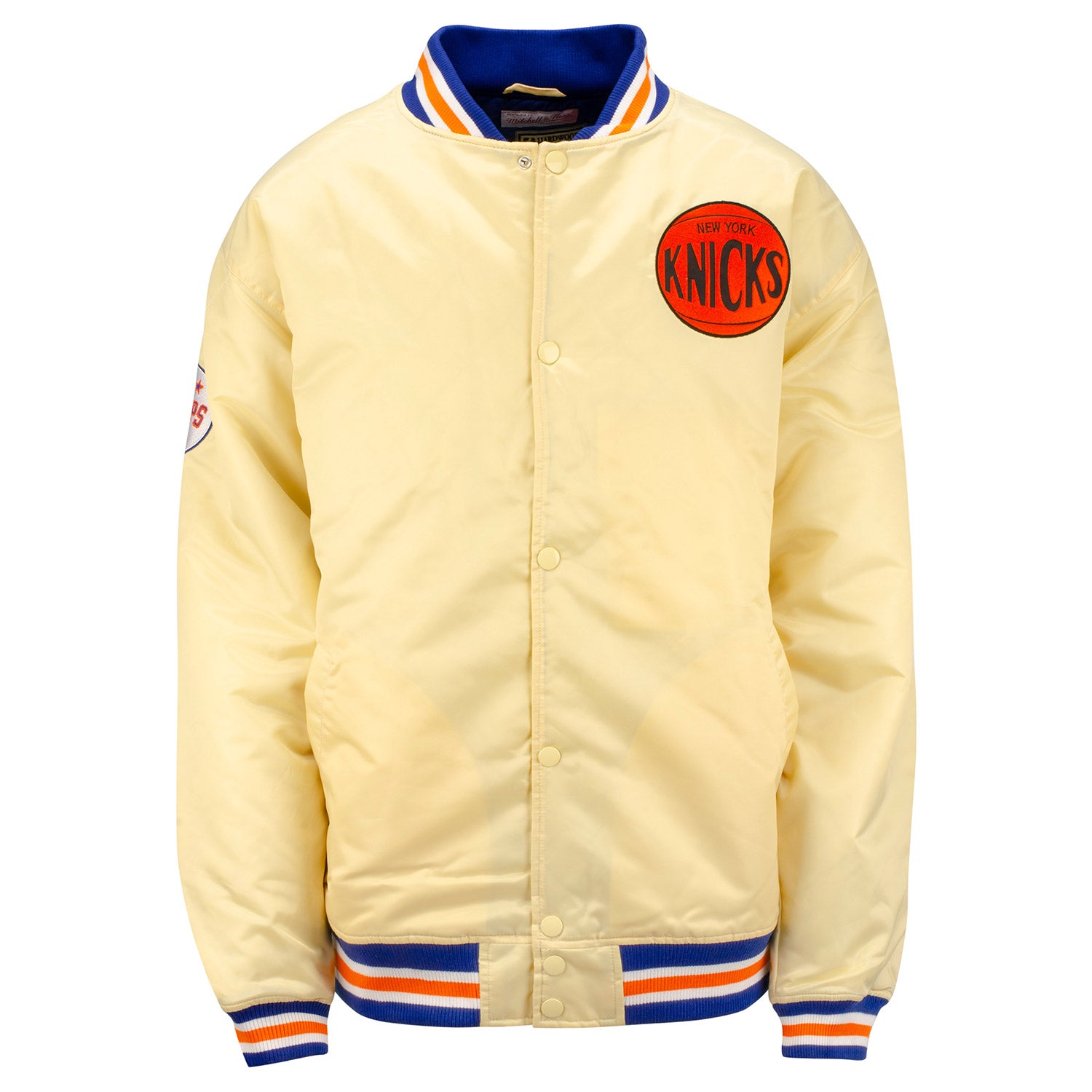 Mitchell & Ness Knicks Big & Tall Gold Satin Jacket – Shop Madison