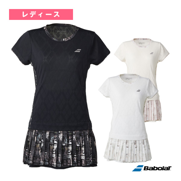 バボラ テニスウェア セットアップ ホワイト・ブラウン バボラ テニス