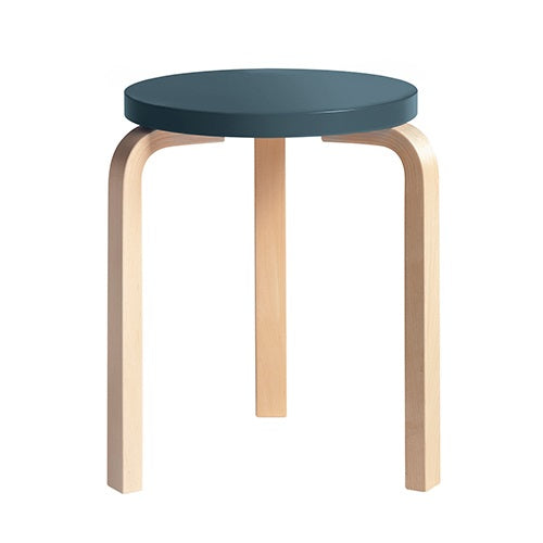 Stool 60 バーチ/ブルー H440mm - YAMAGIWA OnlineStore