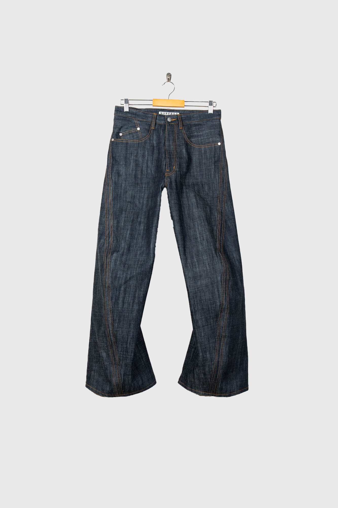 3D TWISTED WIDE LEG JEANS | デニム NVRFRGT（ネバーフォーゲット