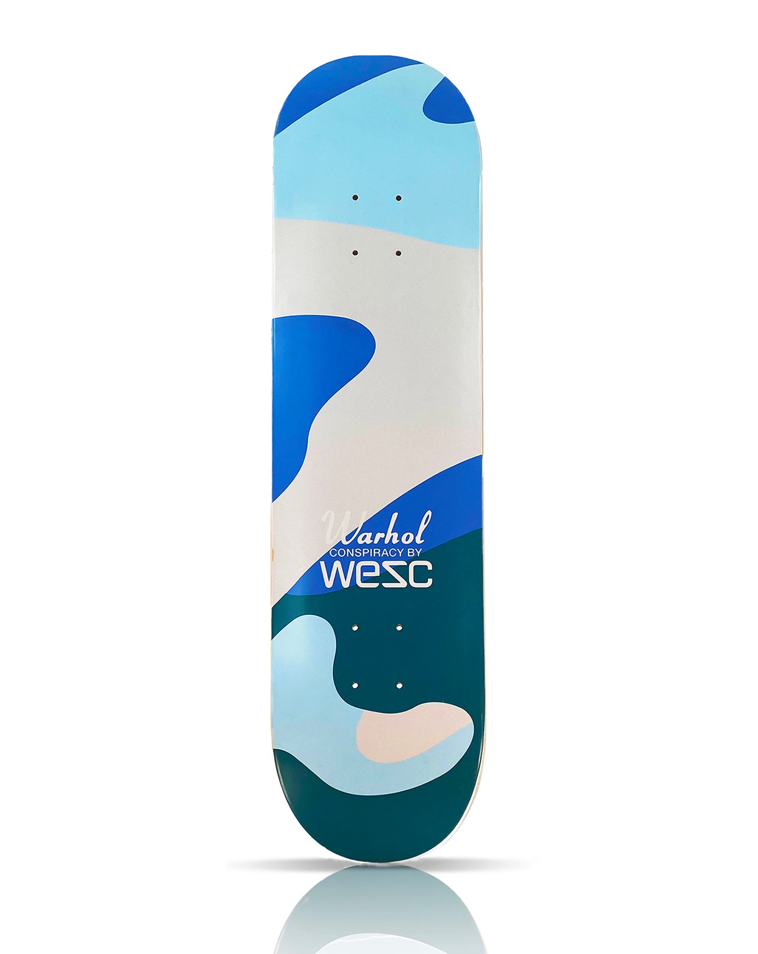 ANDY WARHOL x WESC 'Conspiracy' (2015) Skateboard Deck (blue/green