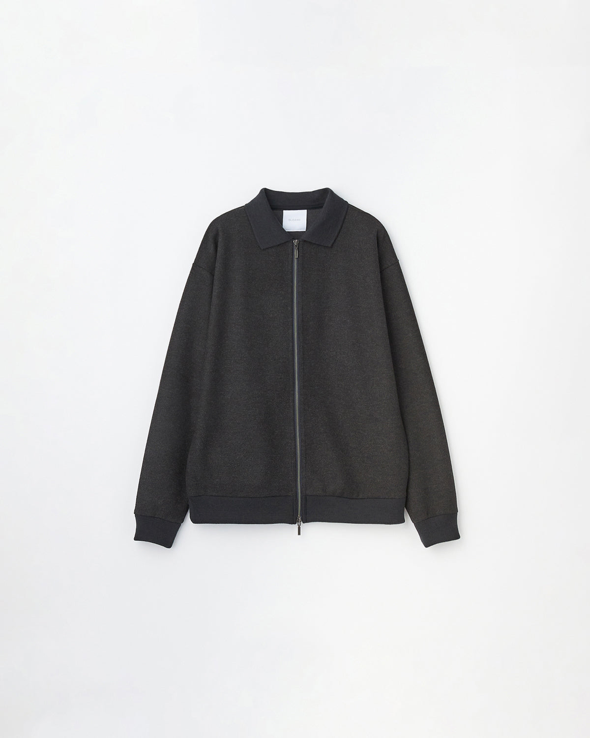 UNISEX】ウール混ジャージー 襟付きZIPブルゾン SL9W-T754