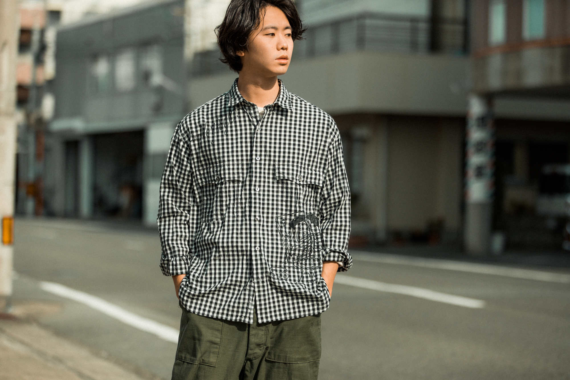 PORTER CLASSIC】迷ったらコレ！-ROLL UP GINGHAM CHECK SHIRT “BEAT