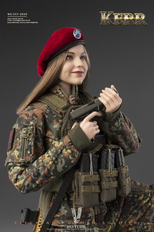 Very Cool (VCF-2050) Flecktarn Female Soldier - Kerr 1/6 scale