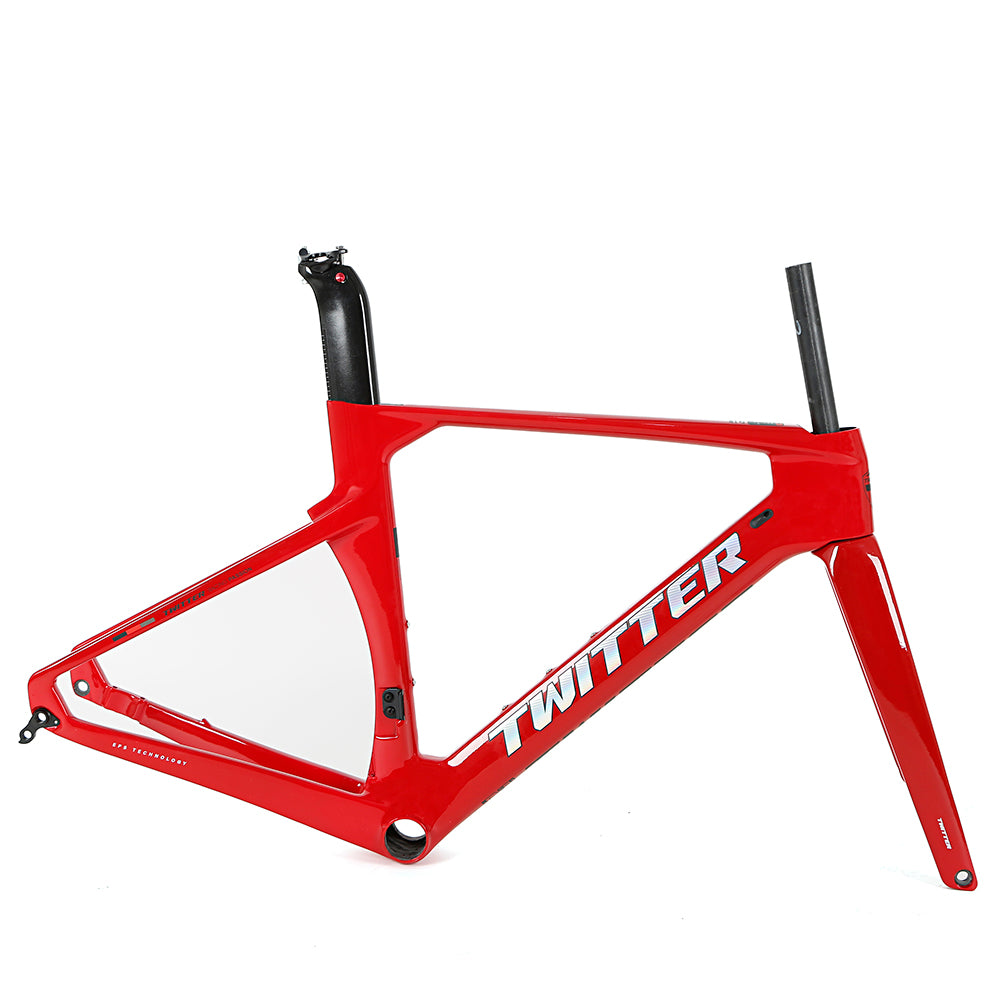 TWITTER R10-Disc Carbon Road Frame Set – T800, 700C, Thru Axle