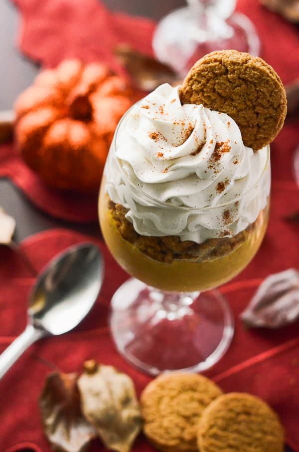 Pumpkin Pie Pots de Creme • The Crumby Kitchen