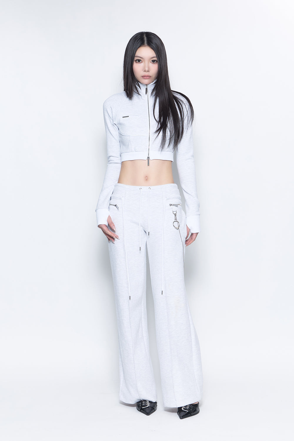 THEREDTHREAD / ザレッドスレッド】S chain jersey pants