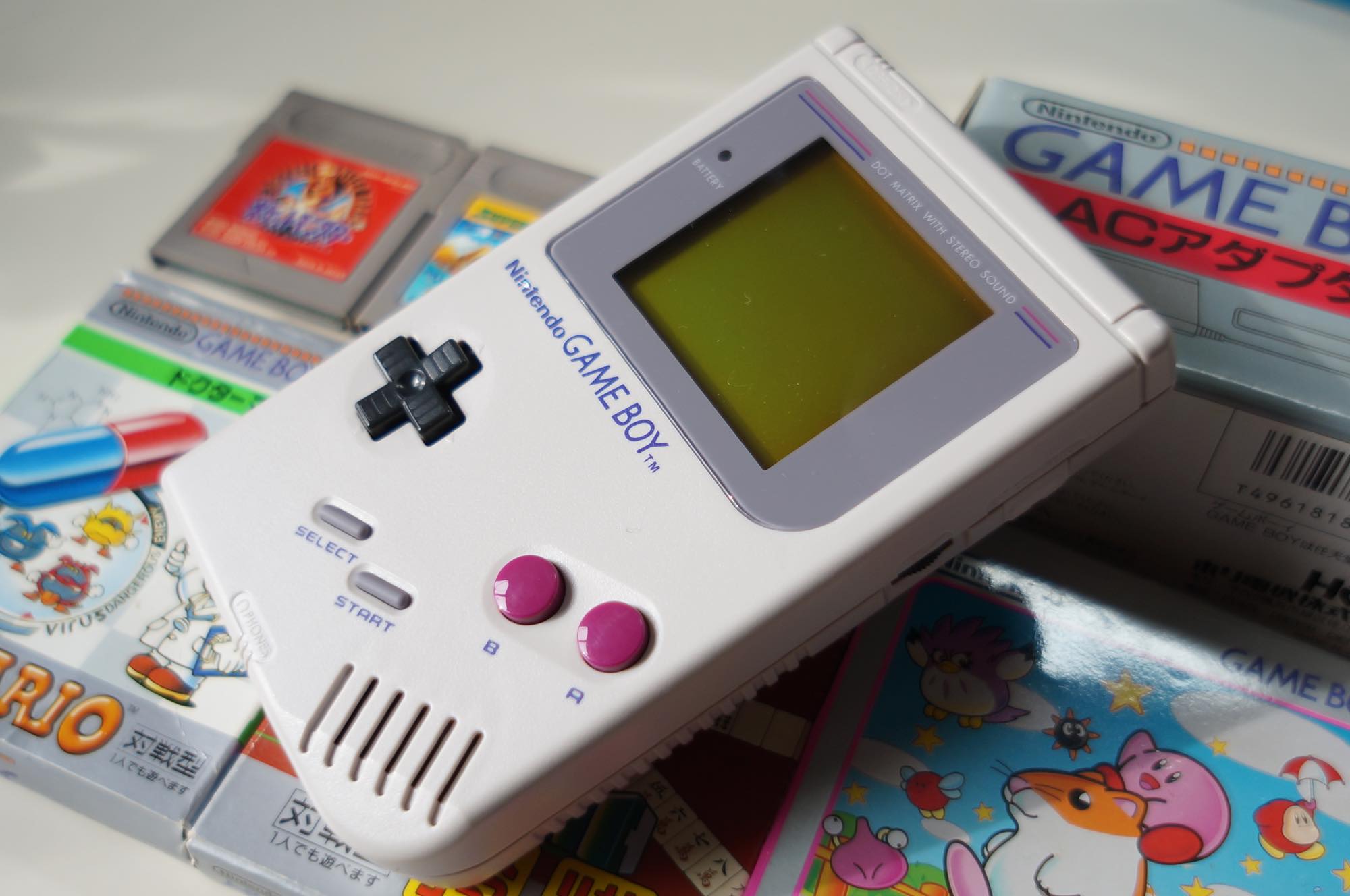 Nintendo 初代ゲームボーイ本体＋ソフト7個 Nintendo 初代ゲームボーイ