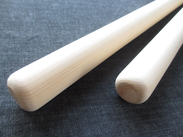 和太鼓 ばち 直径12mm 長さ自由 ヒノキ相当材バチ(桧/朴 代替) 和太鼓