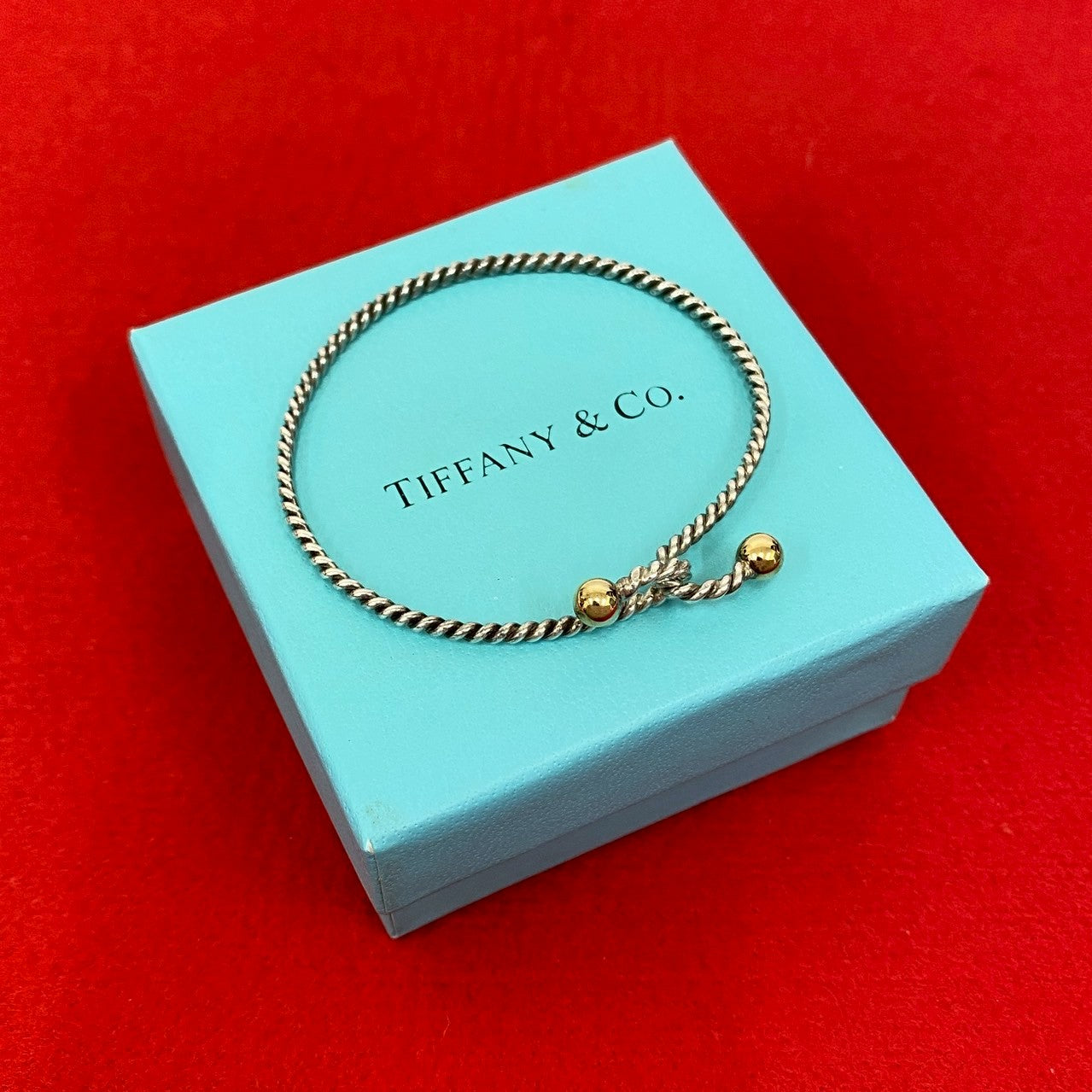 TIFFANY&Co. ティファニー フック アンド アイ ダブル ツイスト