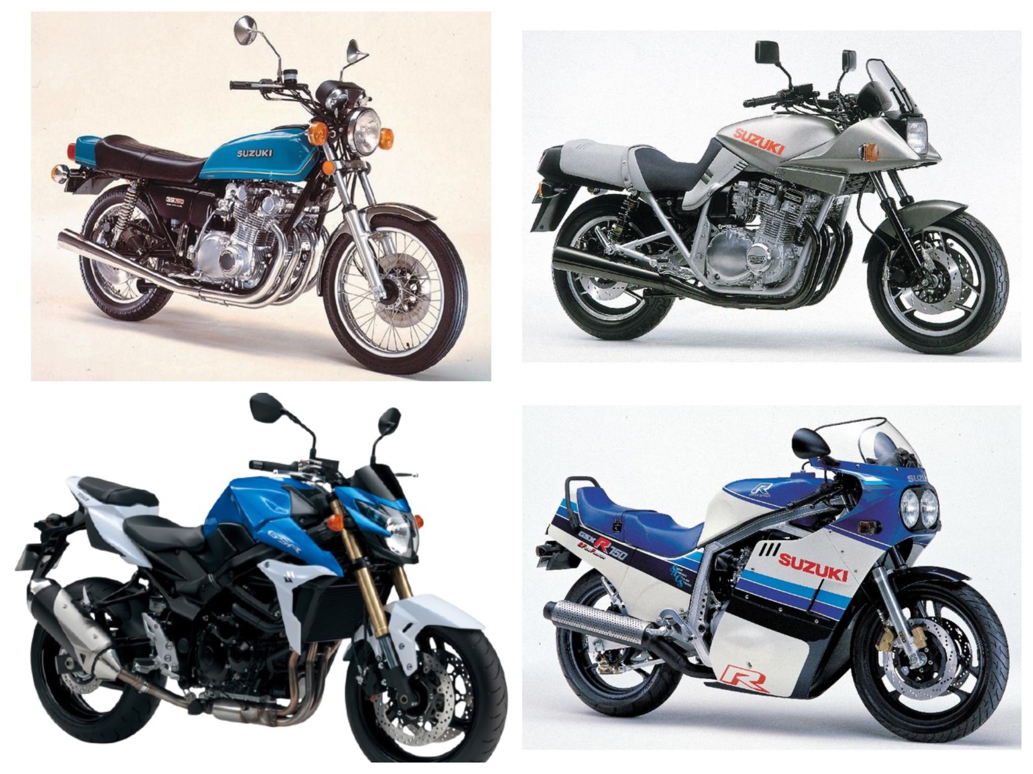 さらば、ナナハン「SUZUKI GSX-S750 ABS」グレー／ブラック＆ブルー