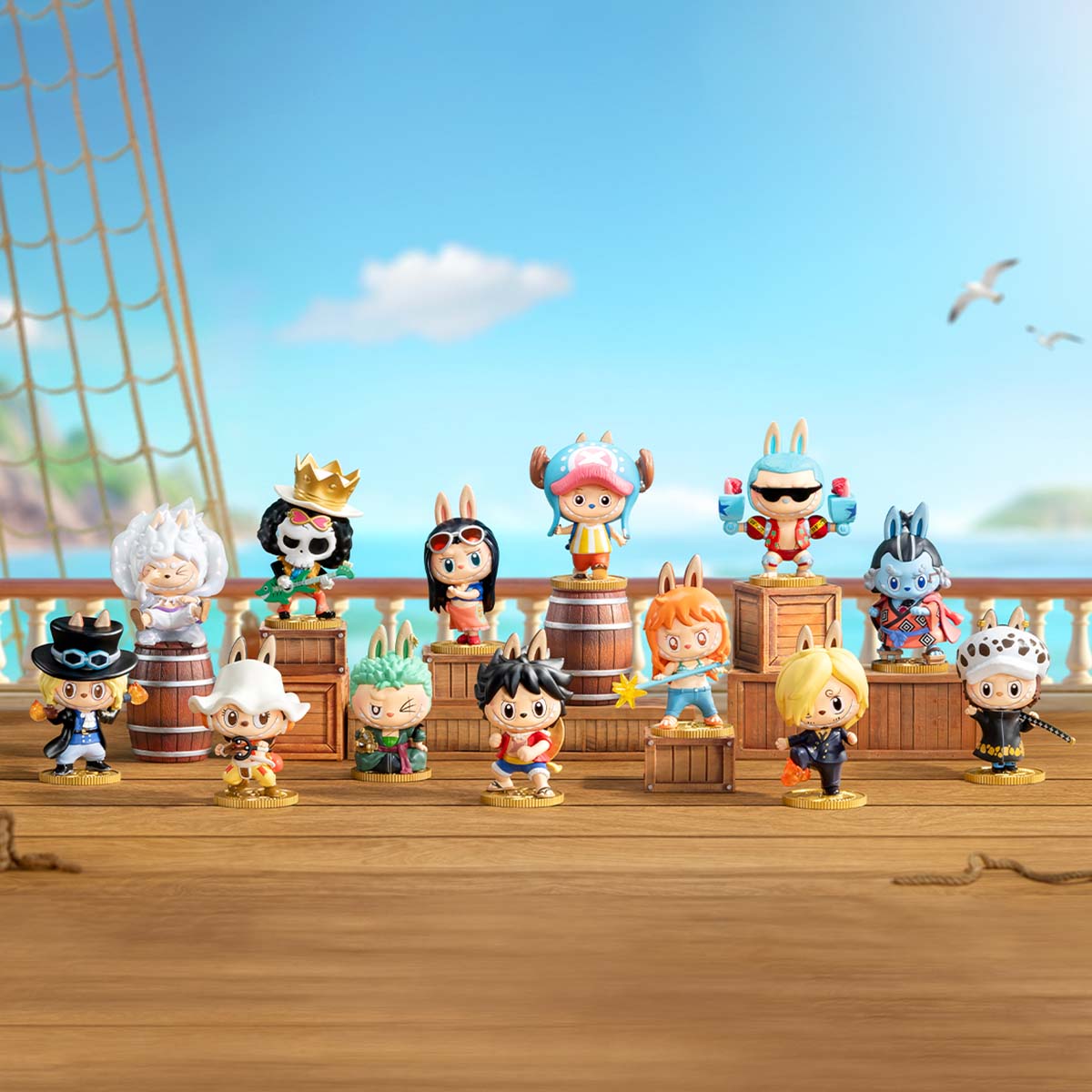 POP MART LABUBU THE MONSTERS × One Piece Series Figures Blind Box (1 B