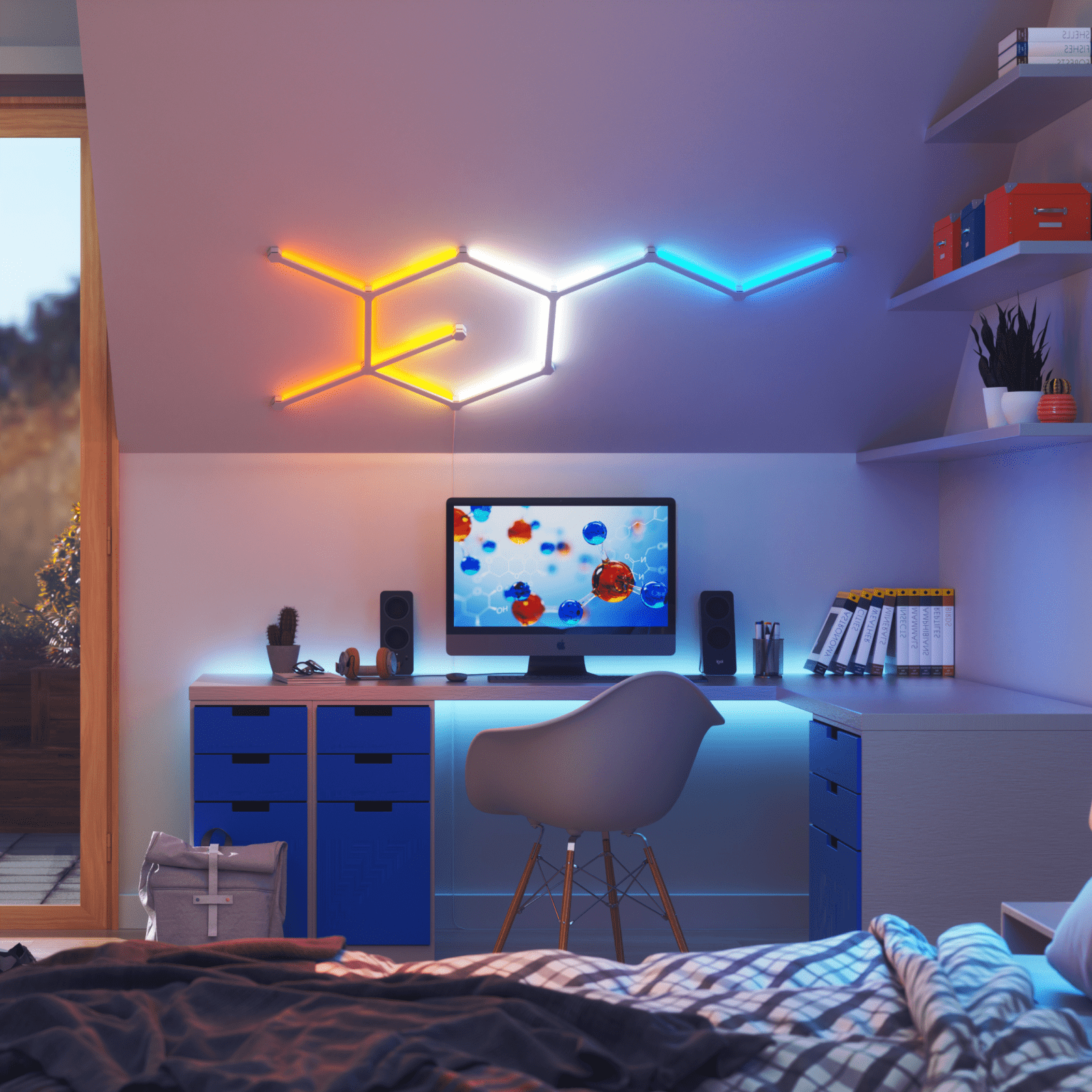 Nanoleaf Lines 60 Degrees | Smart LED Light Bars Kit (12 Pack