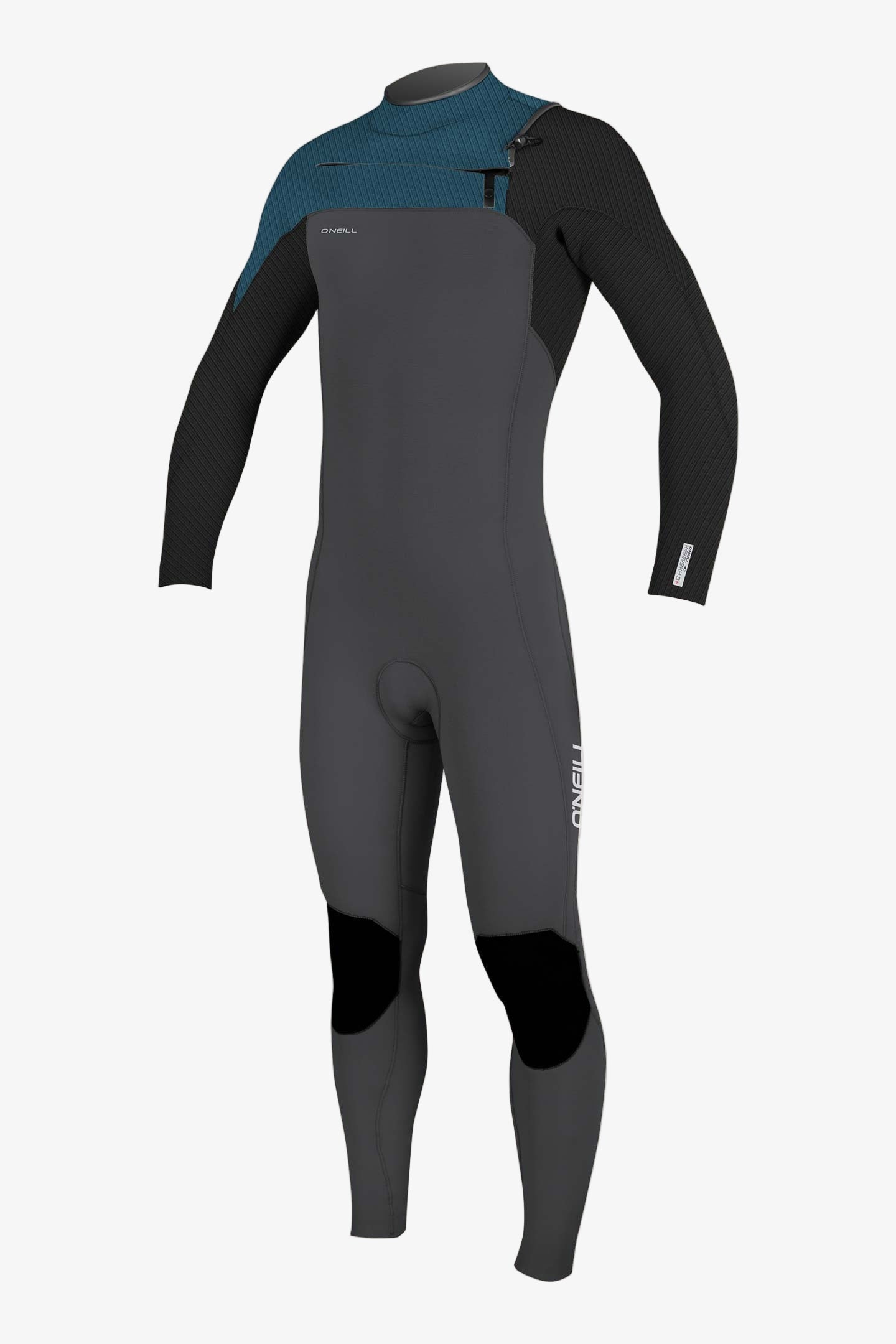 Youth Hyperfreak 4/3+MM Chest Zip Full - Gn/blk/blu | O'Neill