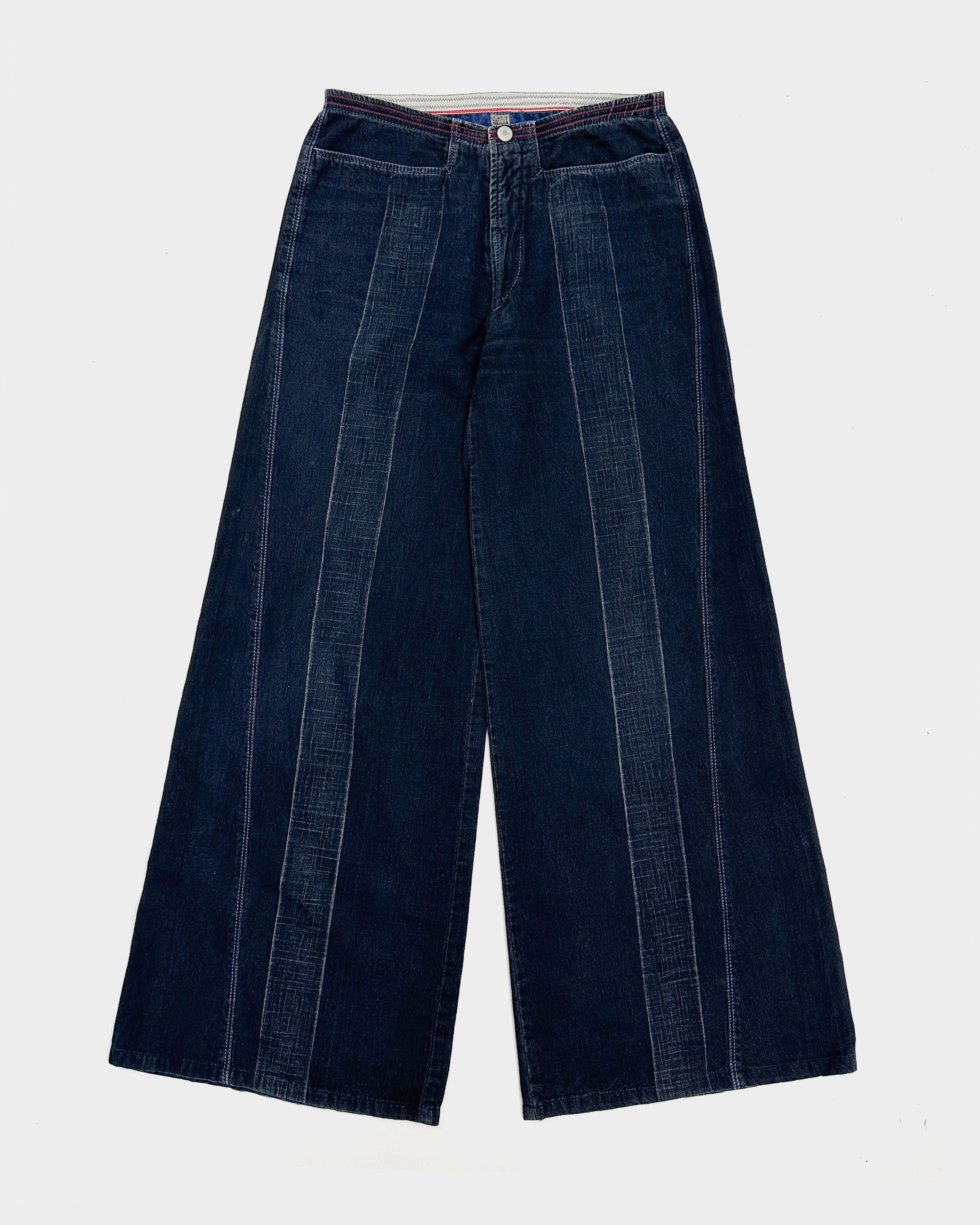 Marithé Francois Girbaud Denim Wide Leg Pants 2000's – Vintage TTS