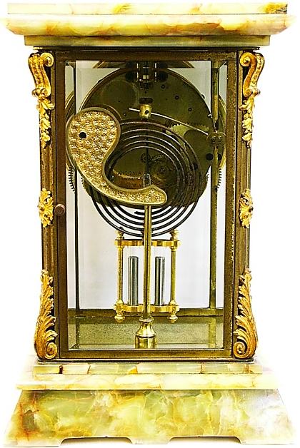 ○アンソニア（ANSONIA・USA）置時計（オニキス）青木様