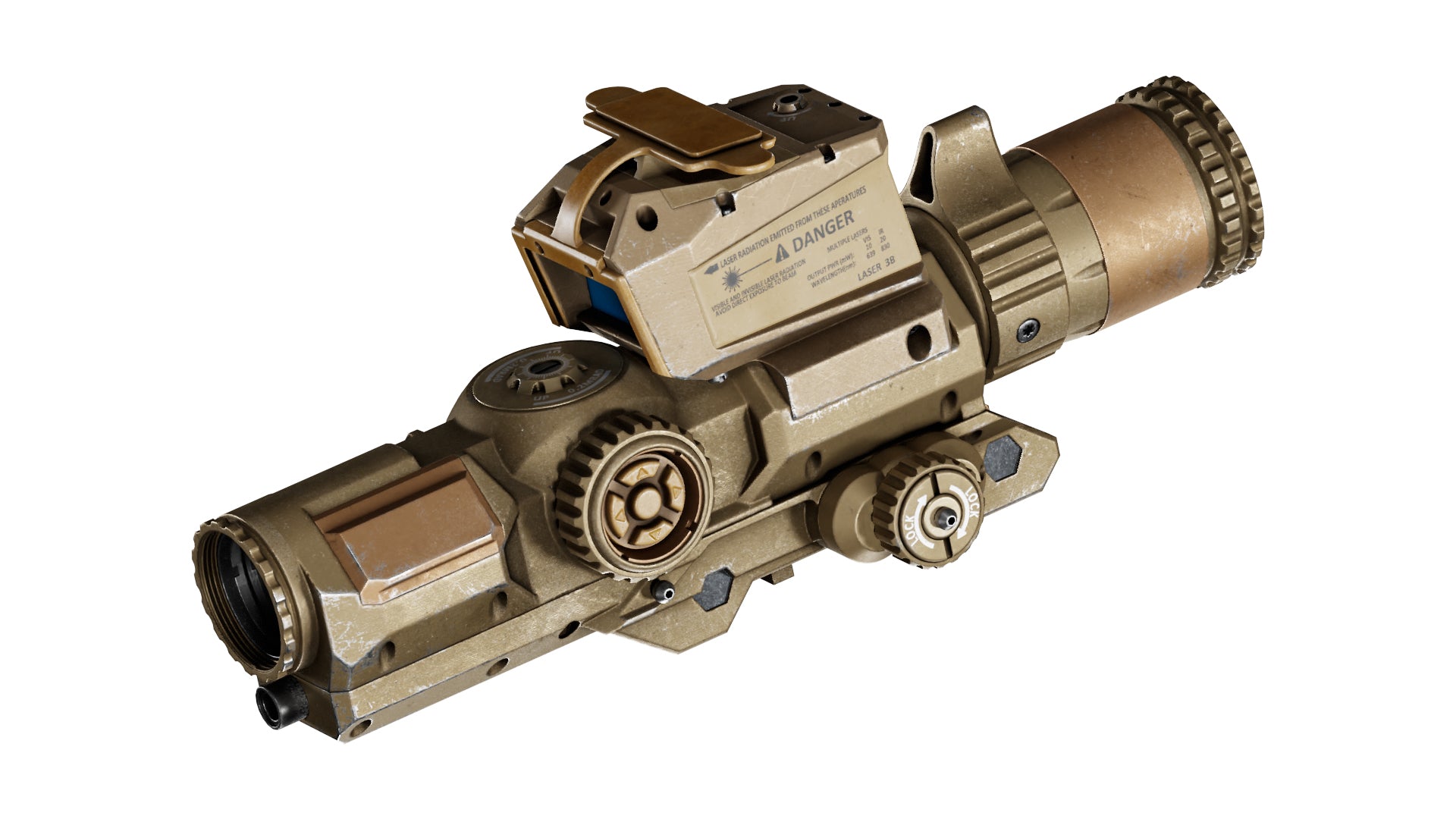 VORTEX XM157 LPVO SCOPE - Low Poly 3D Model | Game-Ready Asset