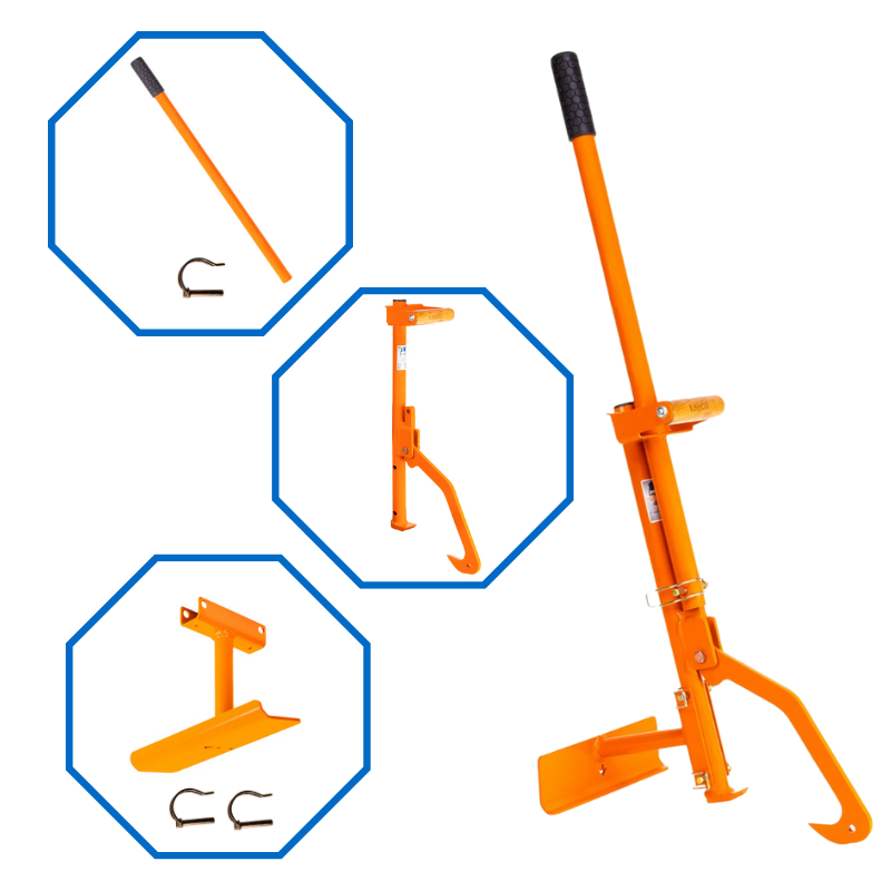 LogOX 3-in-1 Forestry MultiTool: log hauler, cant hook, and