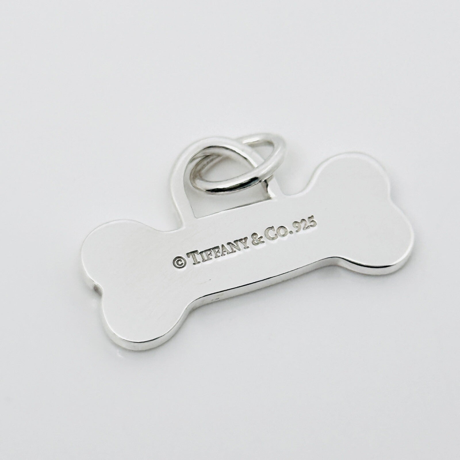 Tiffany & Co Dog Bone Pet ID Tag in Sterling Silver Engravable