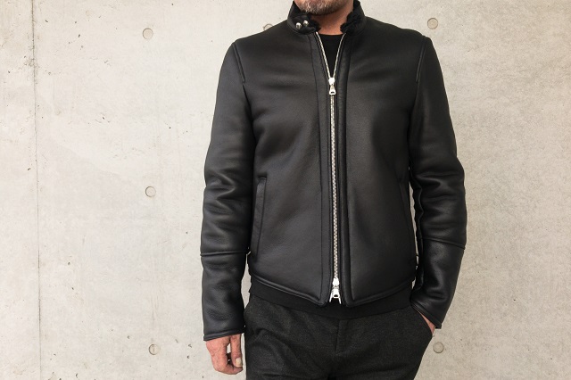 シルエットに拘り抜いた洗練のムートンシングルライダース！！ - Jedia