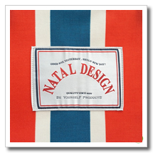 ネイタルデザイン アウト＆アバウトチェア レトロストライプ / NATAL