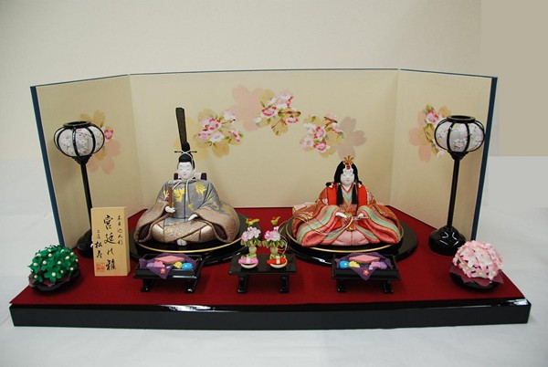 小出 松寿作 木目込み親王飾 ｜雛人形・五月人形なら人形の和光