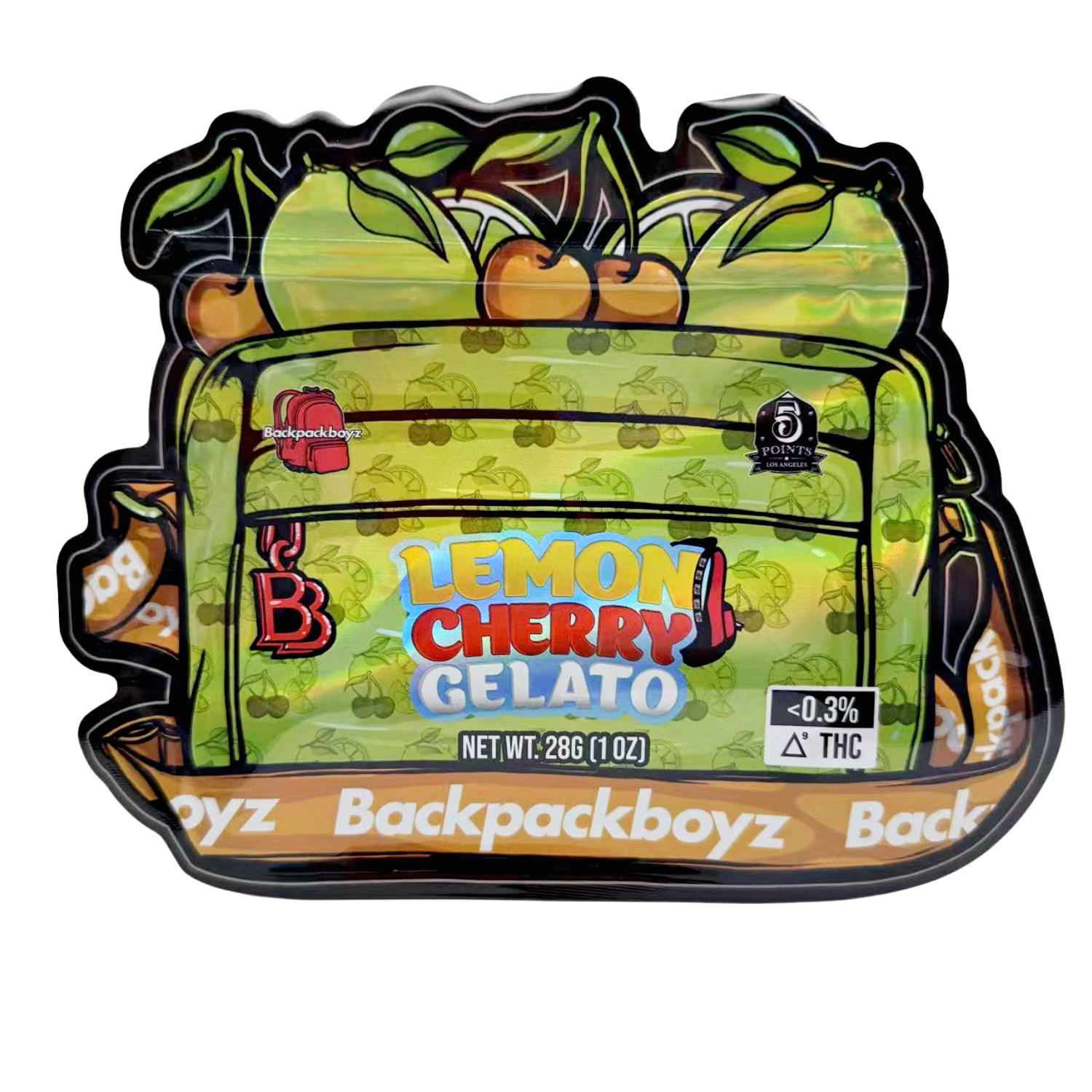 LEMON CHERRY GELATO BACKPACKBOYZ 1 oz Mylar Bag