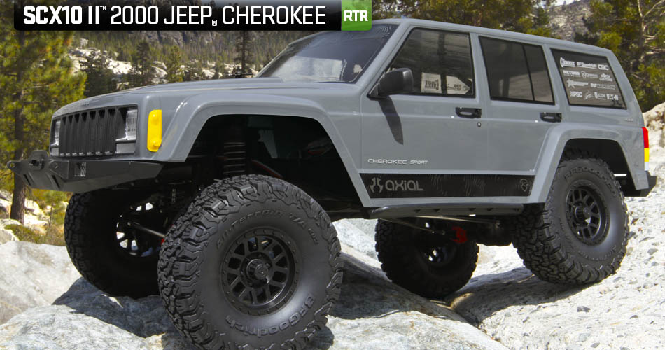 SCX10 Ⅱ Jeep ラングラーチェロキー 1/10 電動 4WD RTR ｜ Axial Racing