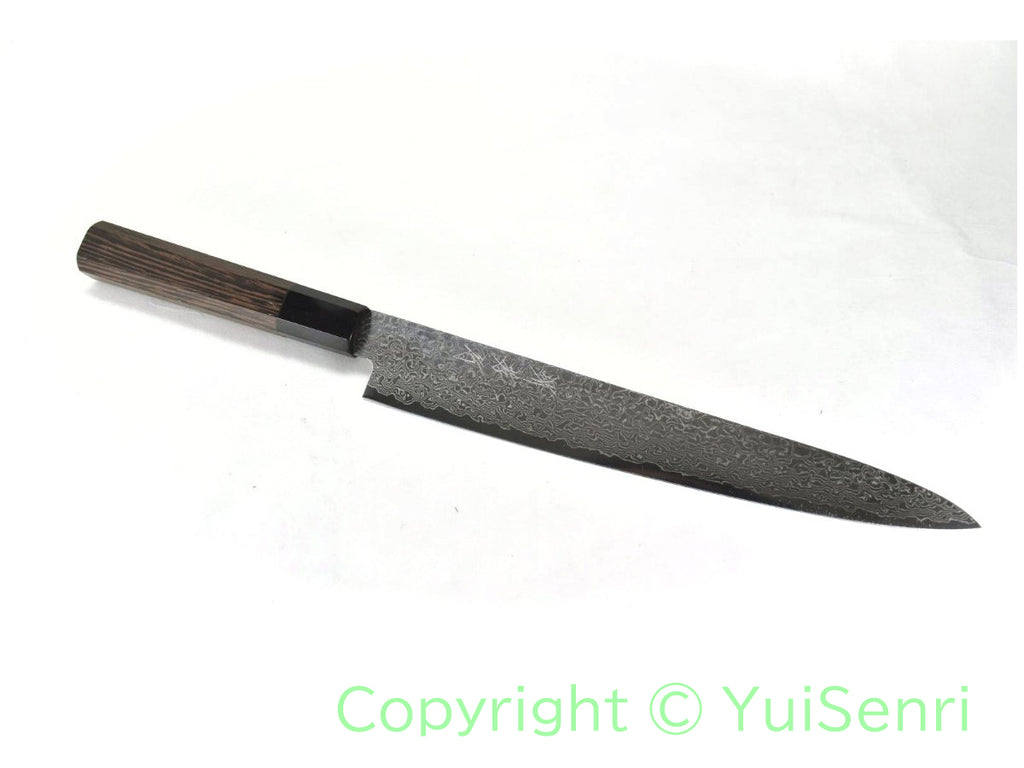 Sakai Takayuki GINGA 69 Layers ZA-18 Damascus Sujihiki 240 mm