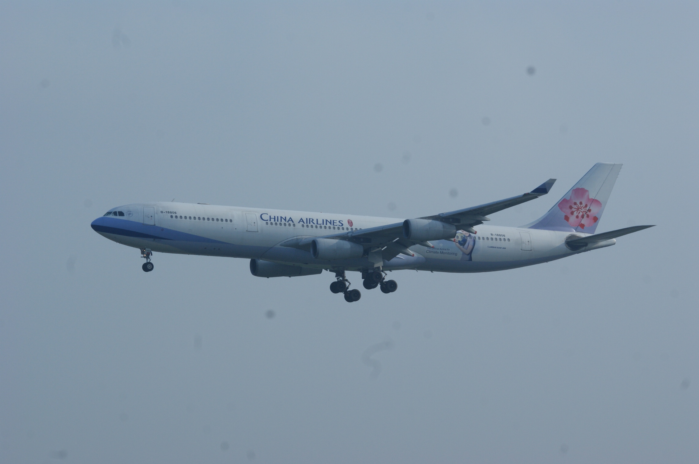 CI 中華航空 Planetags A340-300 白色 China Airlines A340-300 B