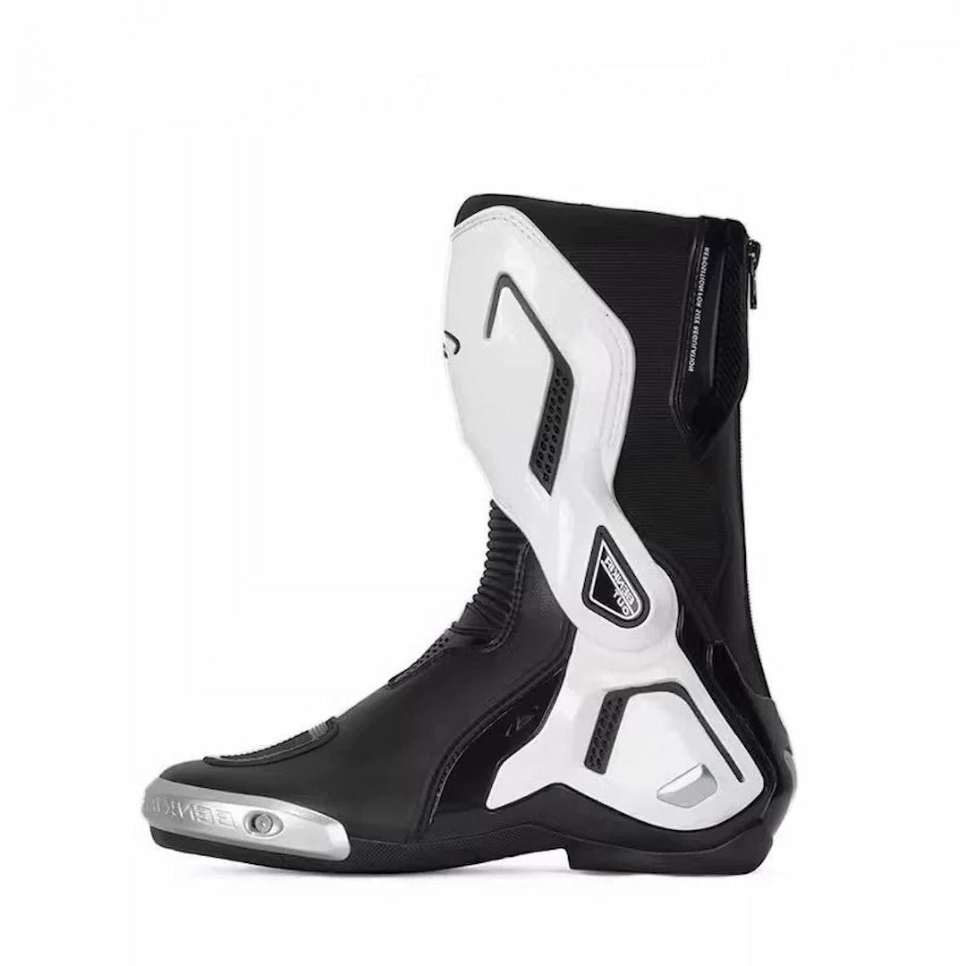 Allgoal Black/White Motorcycle Boots – ALLGOAL
