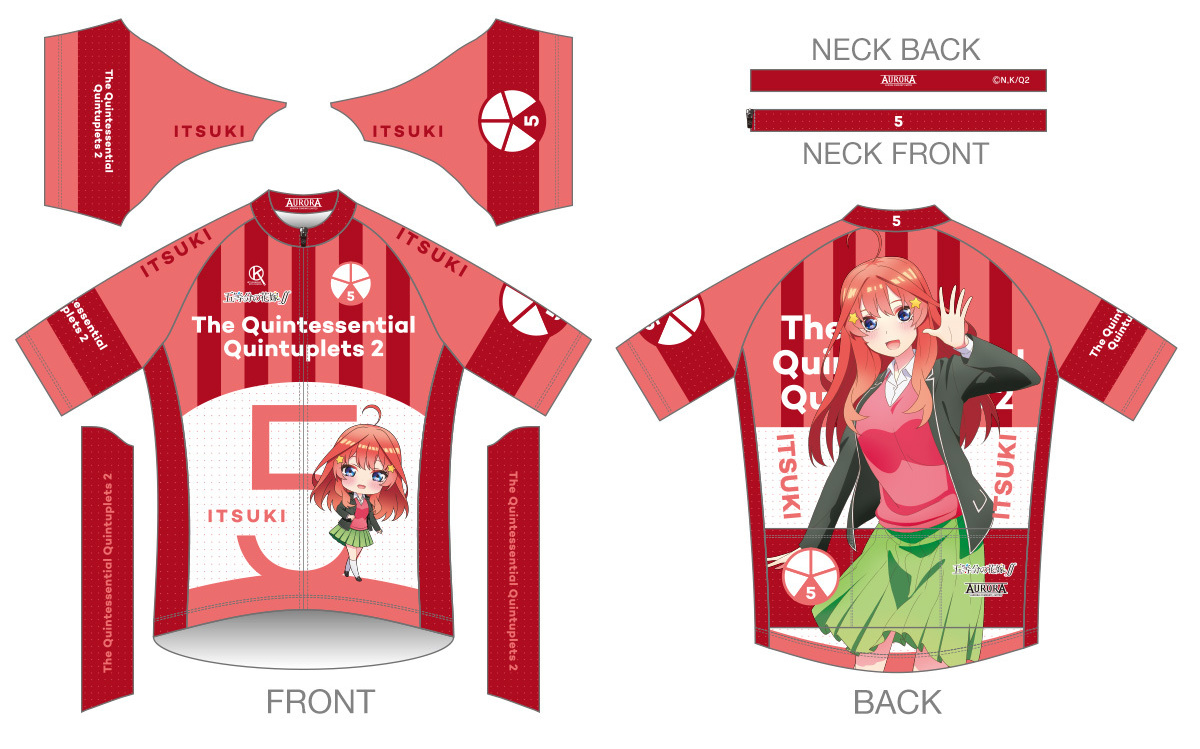 キャラクタースポーツ アウローラ│サイクルウェア商品ページ│『五等