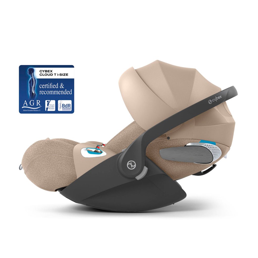 CYBEX Cloud T i-Size Plus Car Seat - Cozy Beige – Bambinista