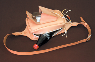 しか革チョークポーチ ビーズ屋公ちゃん #ハーレーダビットソン しか革