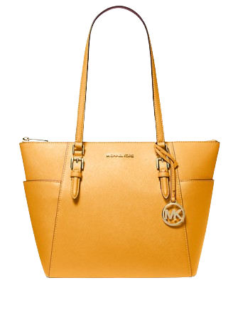 Michael Michael Kors Charlotte Large Saffiano Leather Top Zip Tote