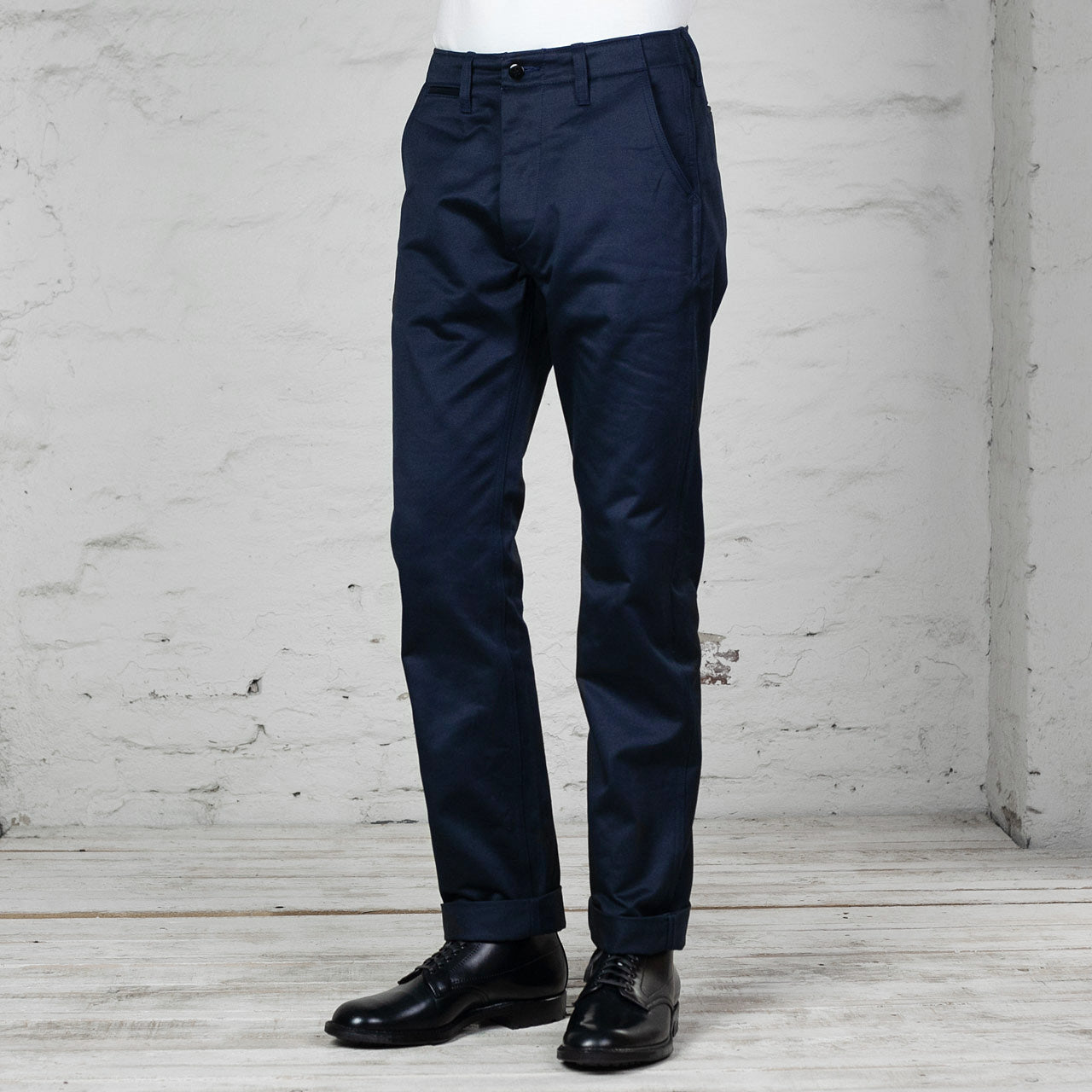 THE REAL McCOY'S Blue Seal Chino Trousers Navy