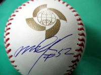 オズの魔法使い オジー・スミス 直筆サインボール 1992日米野球実使用