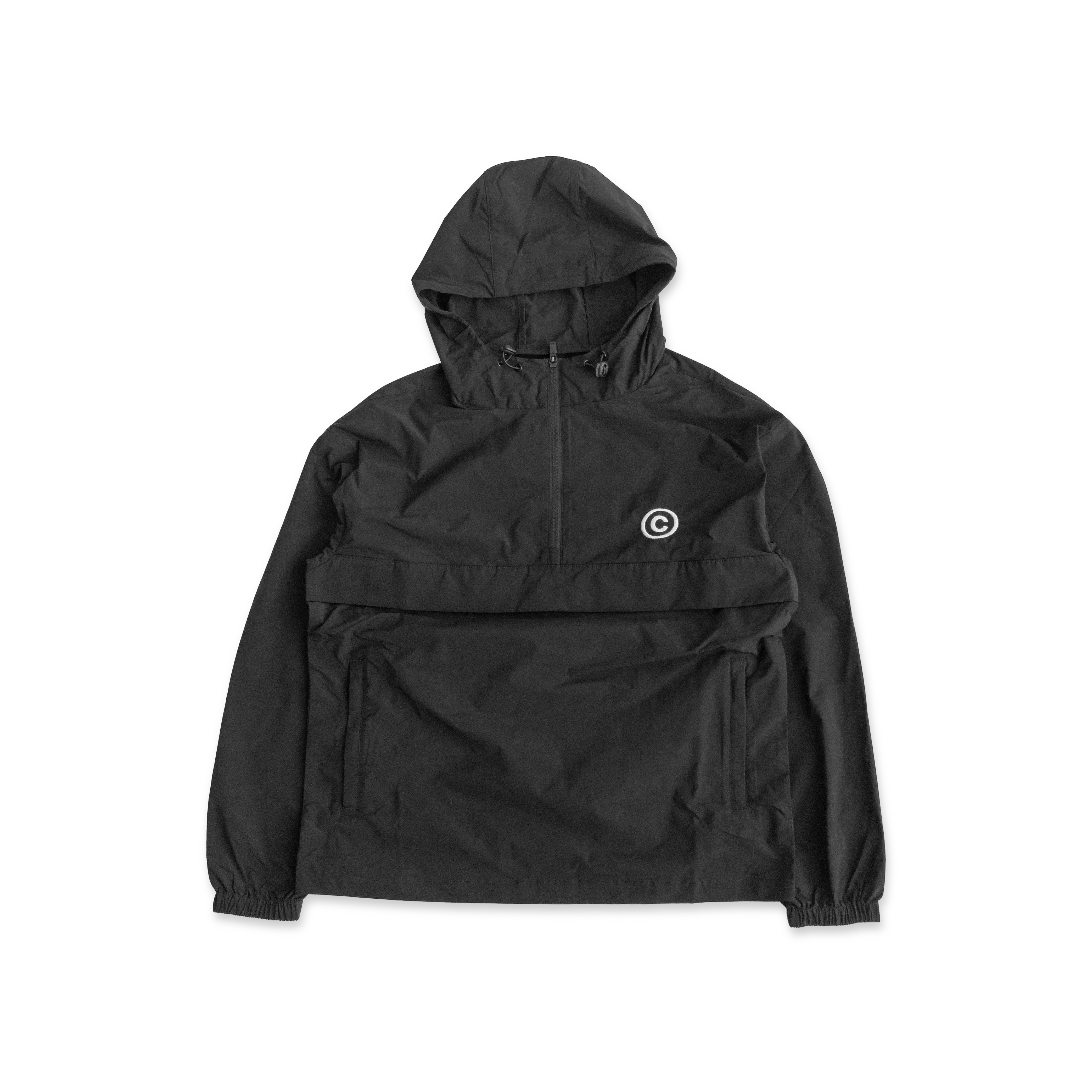 Centre X Malbon Golf Evergreen Nylon Anorak (Black)