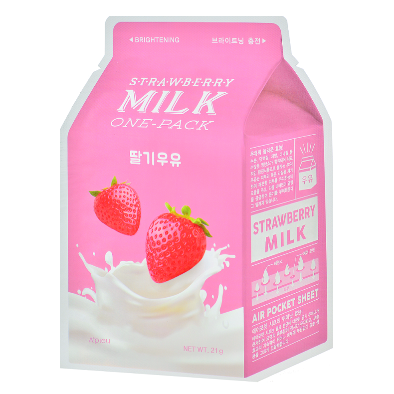 A'PIEU Strawberry Milk One-Pack | Canada & USA | Chuusi.ca