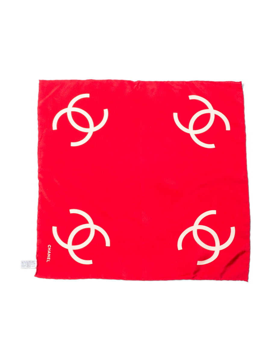 CHANEL-CC-Logo-Silk-Mini-Scarf
