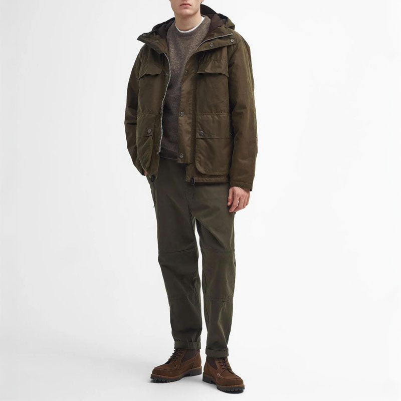 Buy BARBOUR Durham Re-engineered Wax Jacket in Beech | Collen & Clare