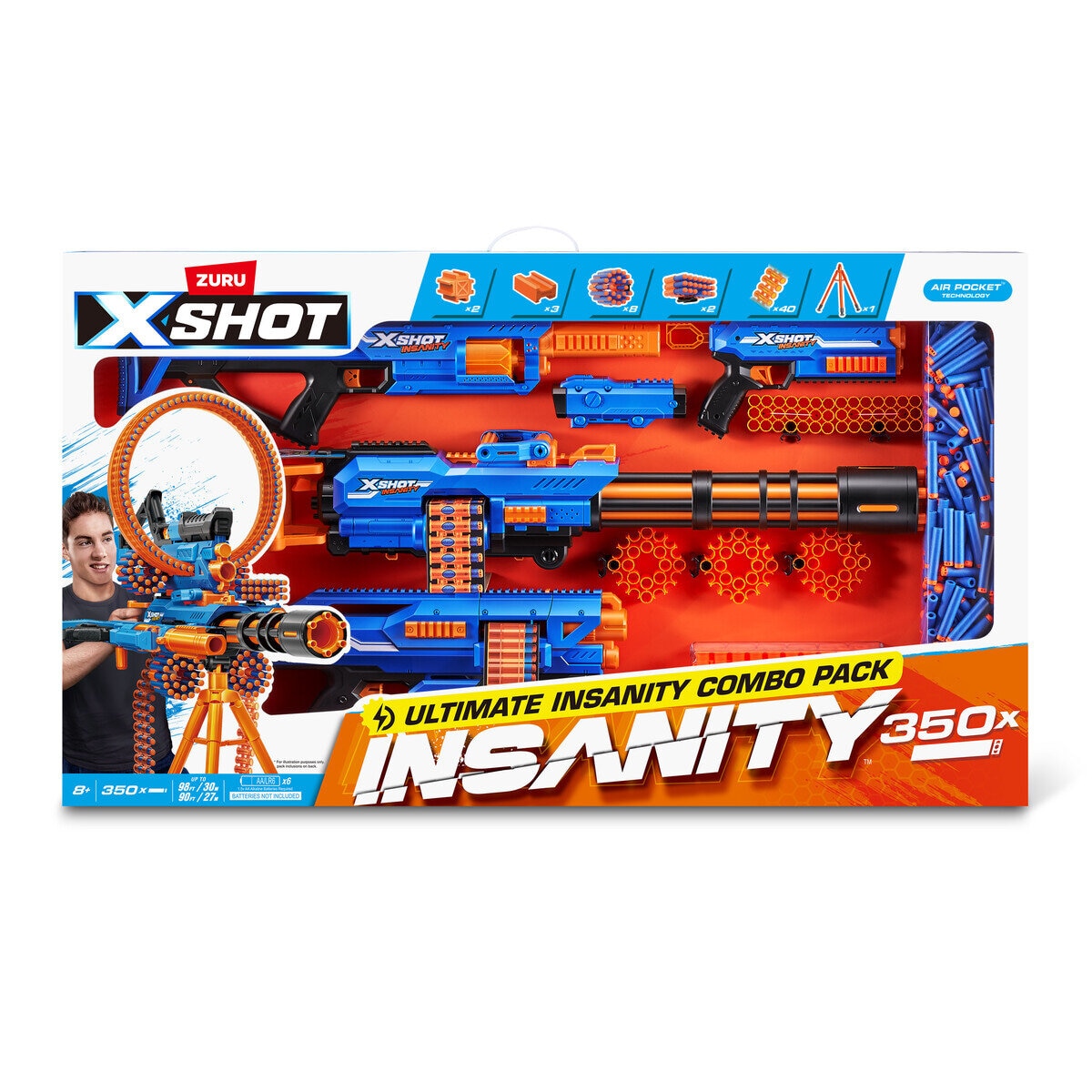 ZURU XSHOT インサニティ コンボパック | Costco Japan