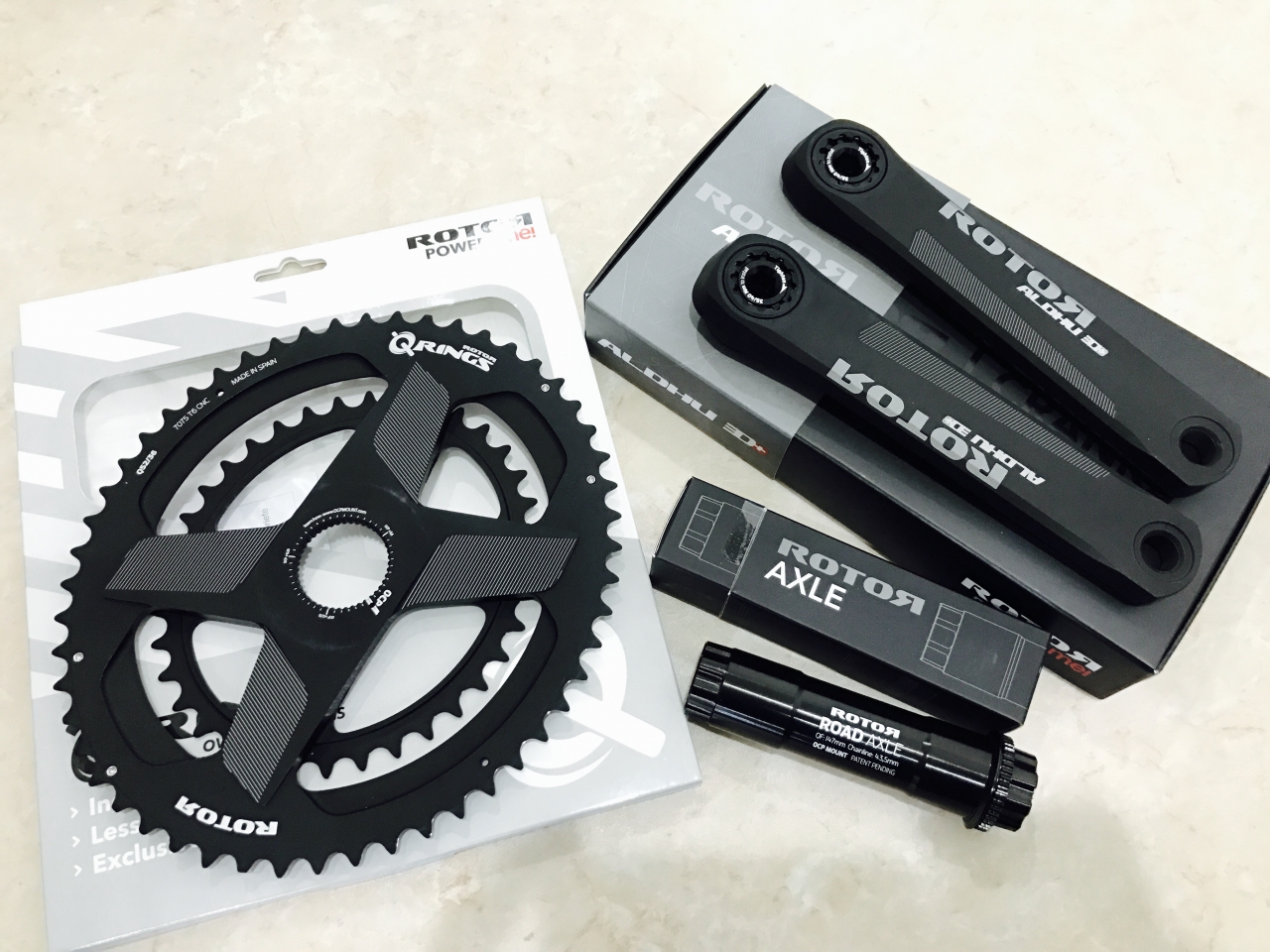 ROTOR ALDHU 3D+ クランク入荷しました！ | Climb cycle sports