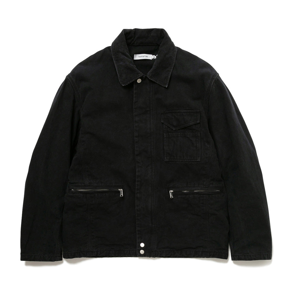 nonnative (ノンネイティブ) WORKER JACKET COTTON OXFORD SULFUR DYE