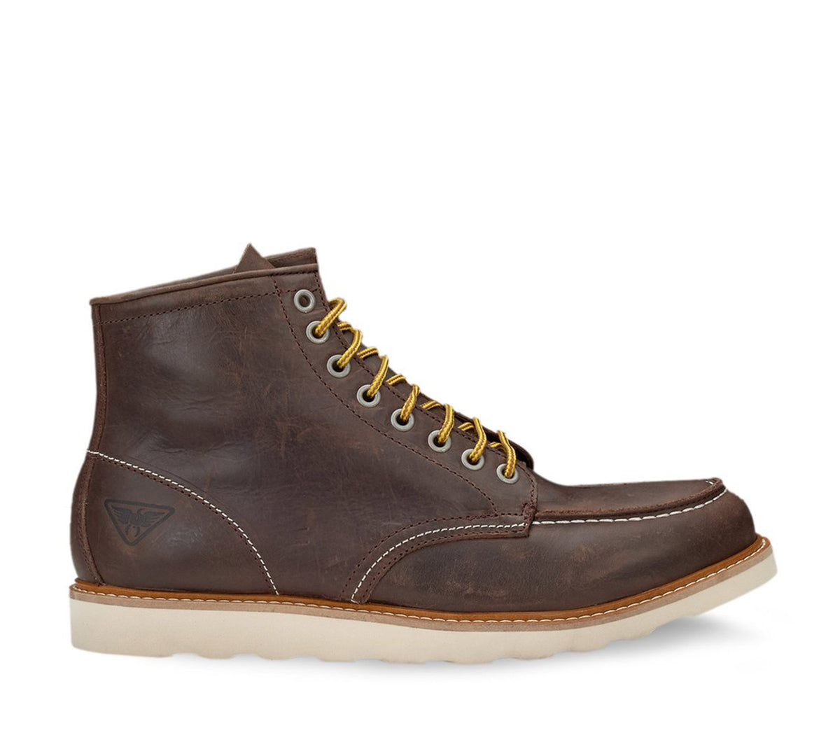 Men's Brown Leather Boots - Docksteps Official