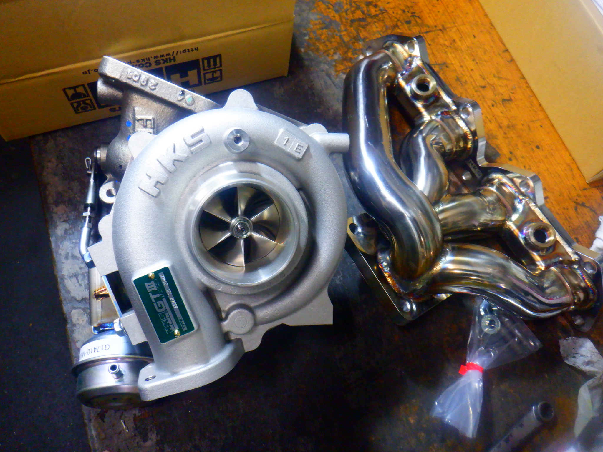 CT9A 4G63 HKS GTⅢ-RS & エキマニ & GTエクステンションKIT